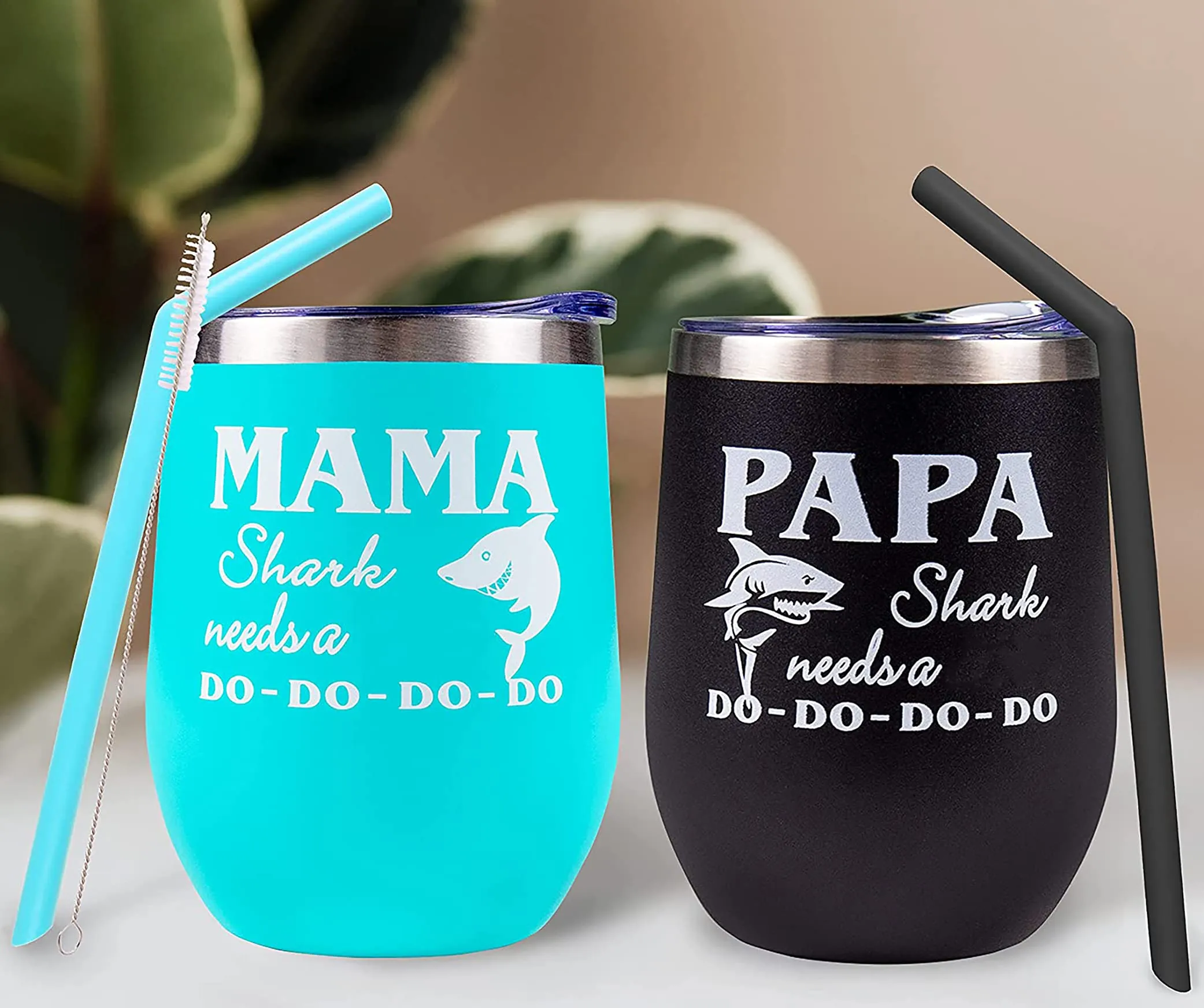 Mommy Shark Tumbler,Mama Shark Mug,Mama Shark Daddy Shark, Mommy and Daddy Shark Mug,Papa