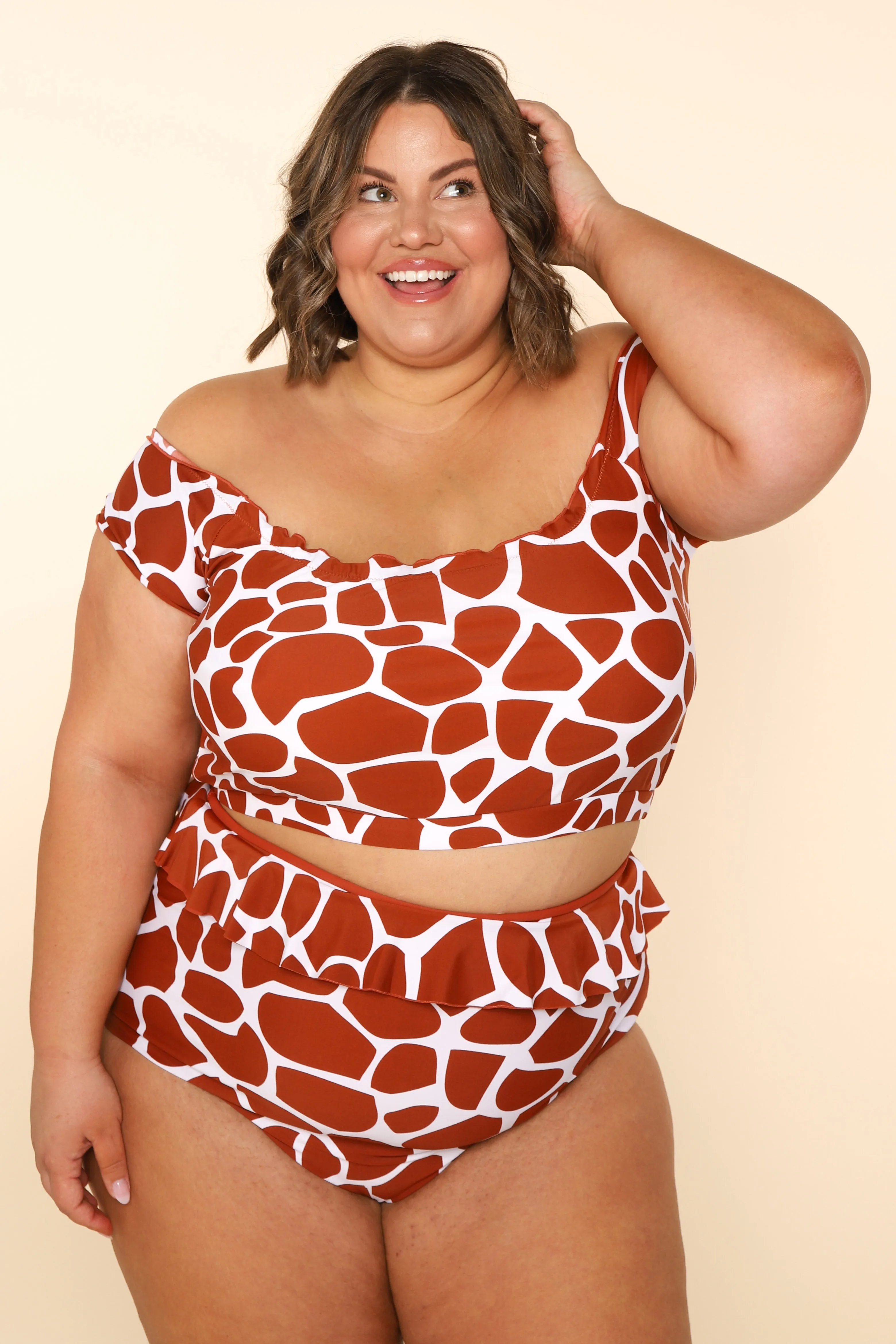 Mo'orea Top | Giraffe Print | Final Sale