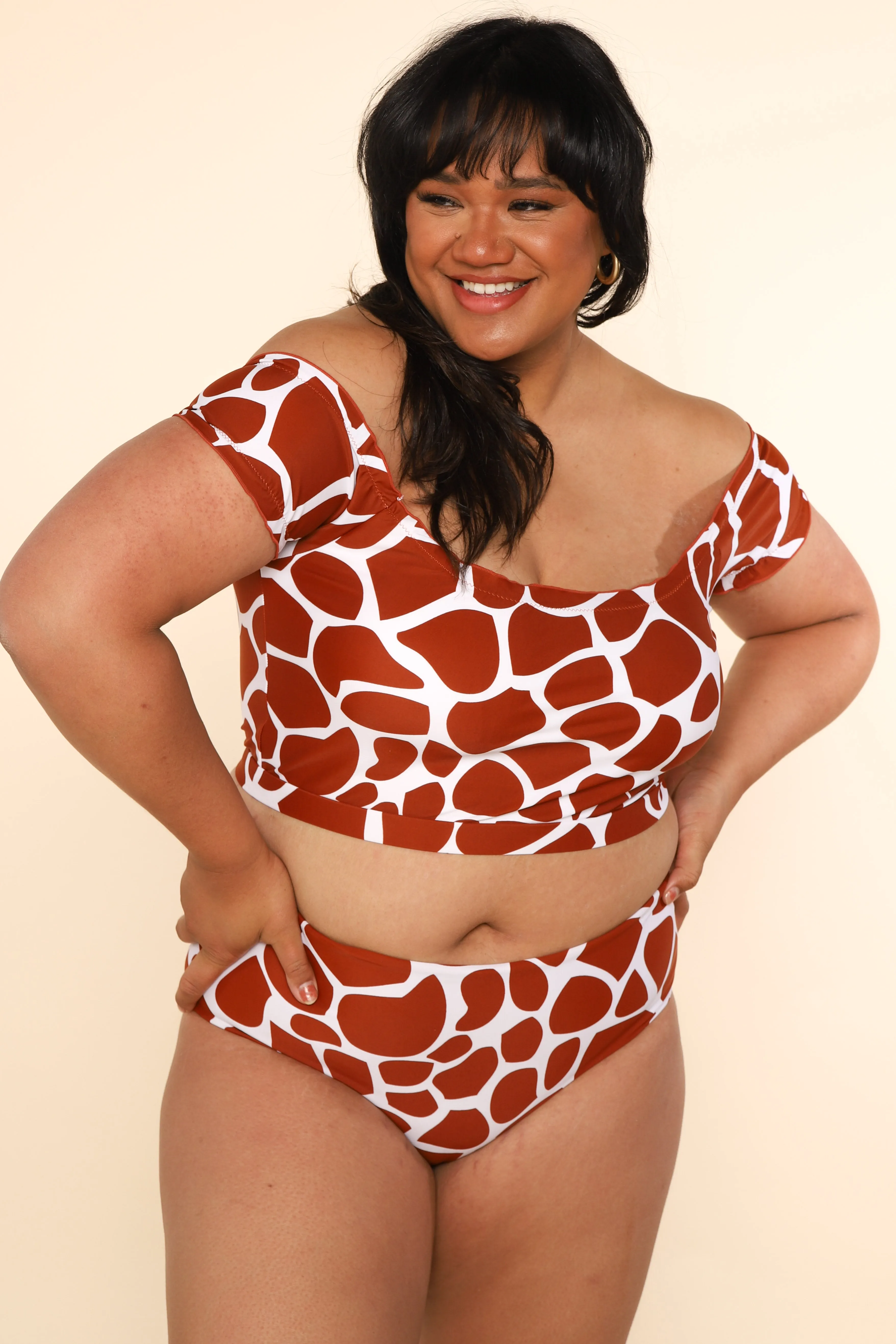 Mo'orea Top | Giraffe Print | Final Sale