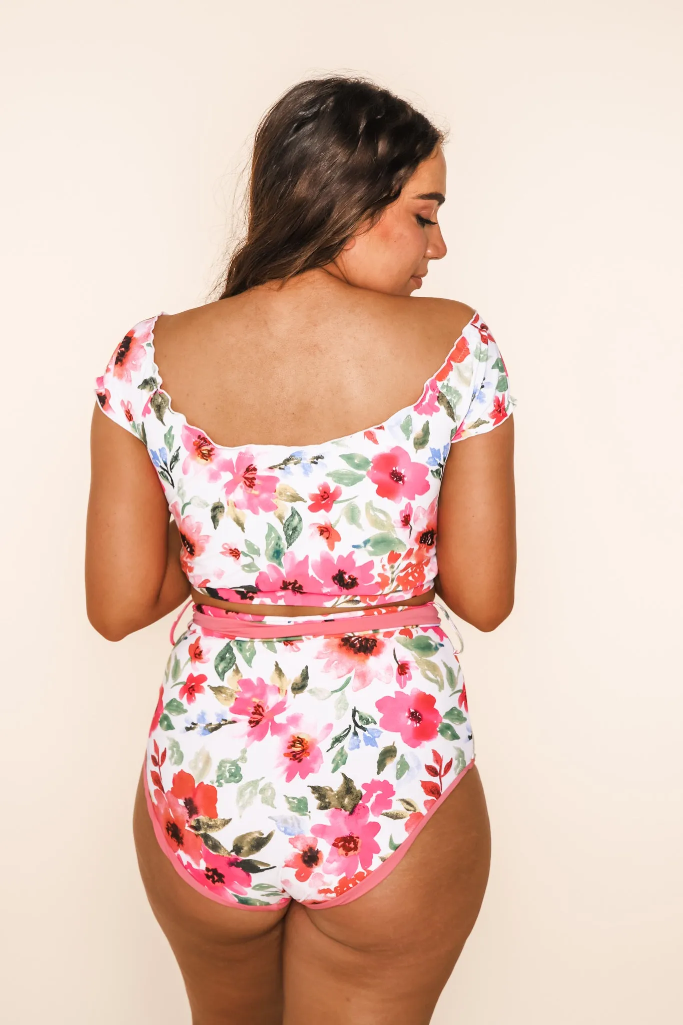 Mo'orea Top | Pink Floral | Final Sale