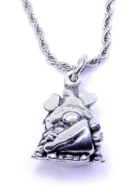 Mother's Day Female Gnome Single Charm Necklace