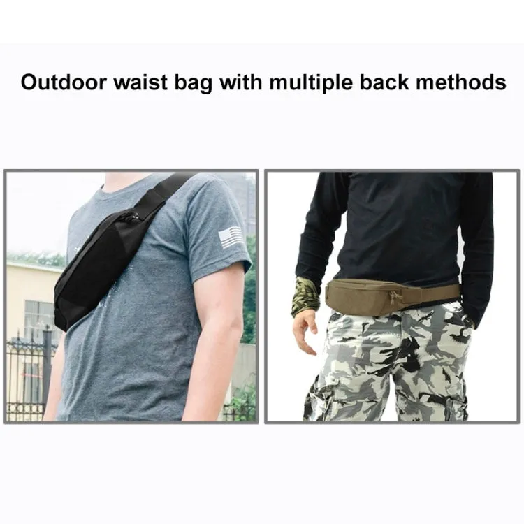 Multifunctional Outdoor Sports Running Waist Pack for Men As Fanny Pack Bum Bag Hip Money Belt(Brown)