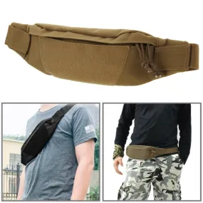 Multifunctional Outdoor Sports Running Waist Pack for Men As Fanny Pack Bum Bag Hip Money Belt(Brown)