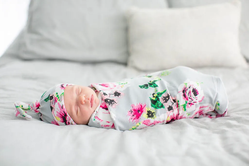 Olivia Robe & Swaddle Blanket Set