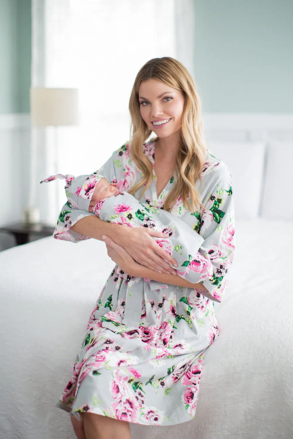 Olivia Robe & Swaddle Blanket Set