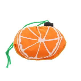 Orange Themed Shopping Bag in a Draw String Orange Pouch