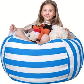 Organize Kids Plush Toys with Stuffed Animal Bean Bag Chair