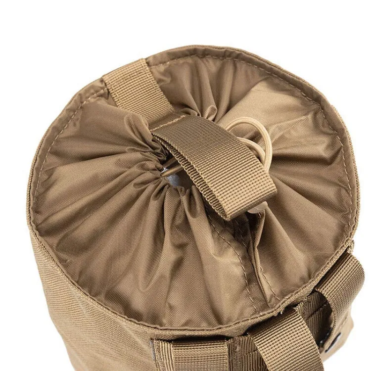 Outdoor Folding Waist Bag Multifunctional Accessory Hanging Bag, Color: Mud Color