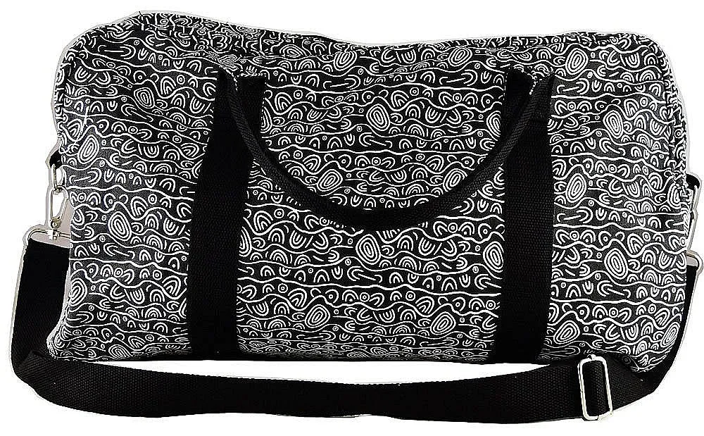 Overnight Bag - Maureen Hudson - Women's Ceremonial Place - Black