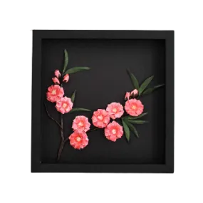 Paper Flowers Shadow Box 25x25 - Sakura Flower