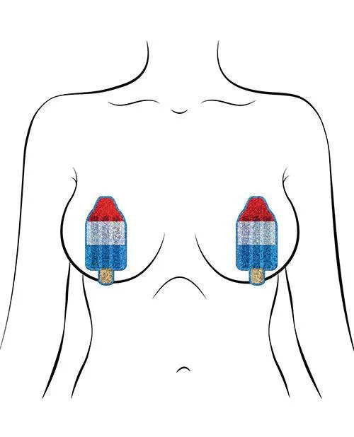 Pastease Premium Bomb Pop - Red-white-blue O-s