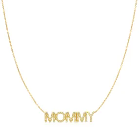 Pavé MOMMY Necklace