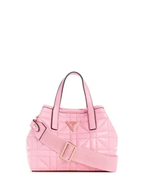 Pink Logo Latona Mini Tote Bag