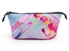 Pink Mix Geode Cosmetic/Wallet/Purse Neoprene Bag