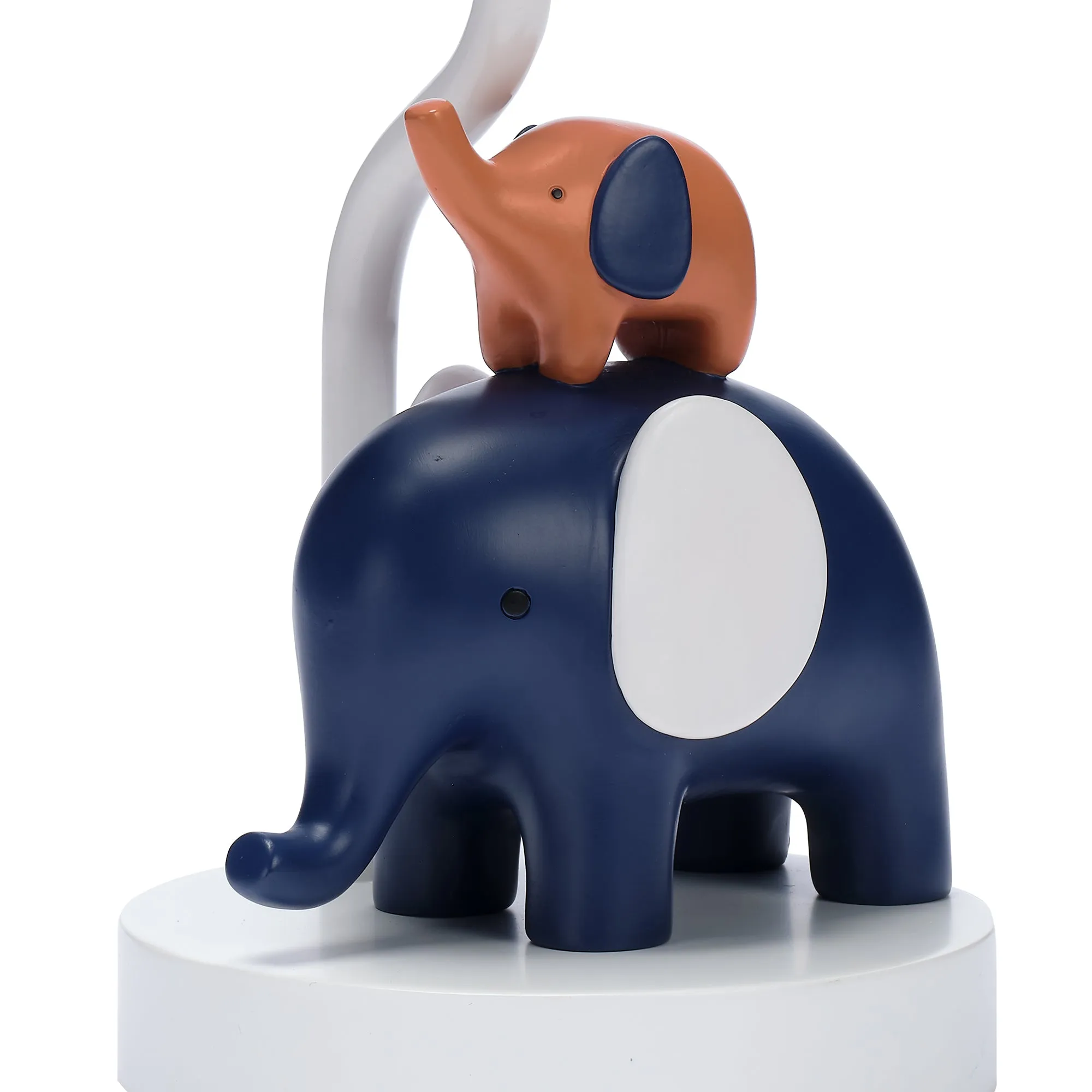 Playful Elephant Lamp with Shade & Bulb