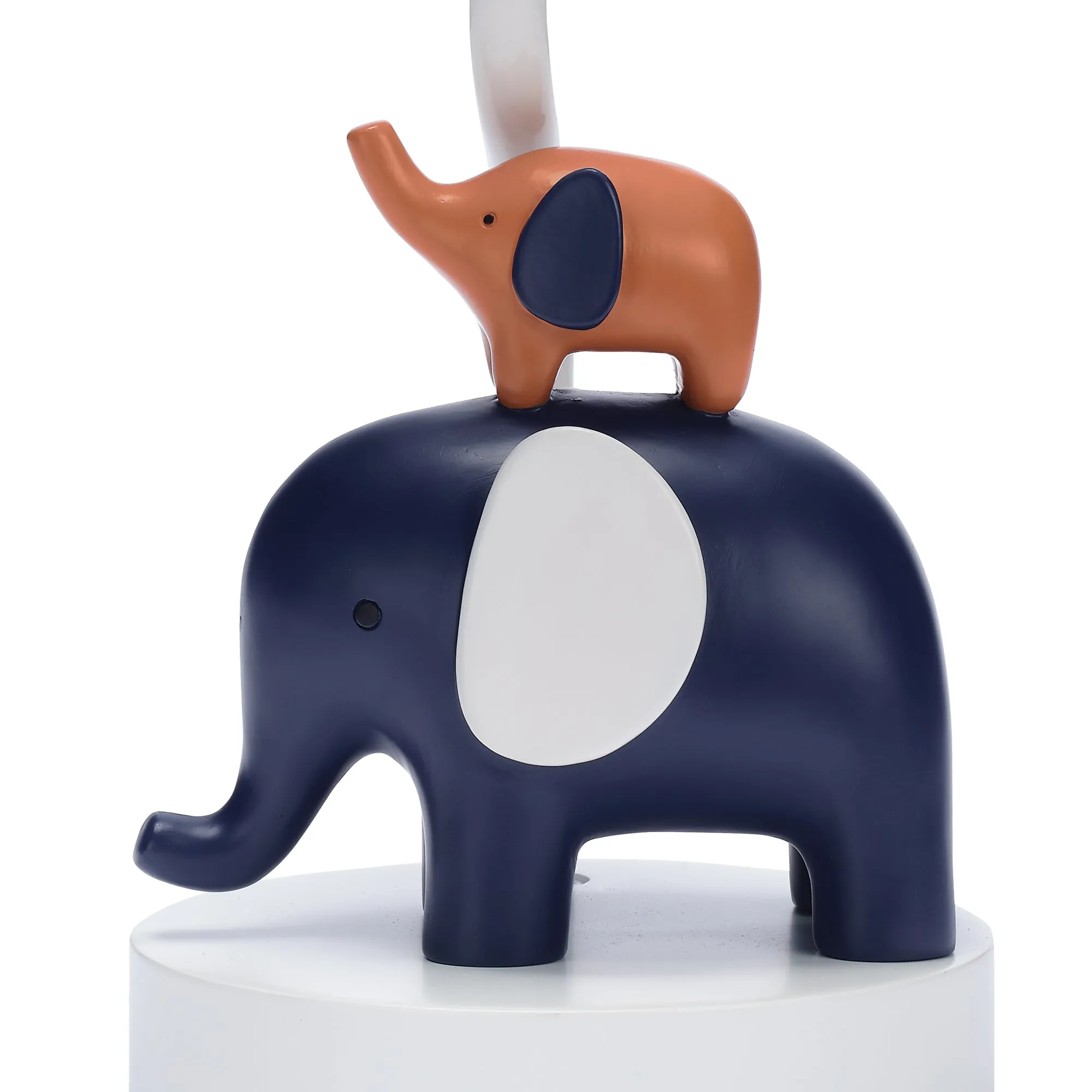 Playful Elephant Lamp with Shade & Bulb