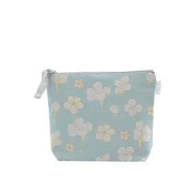 *Plumerias on Blue Cosmetic Bag, Small