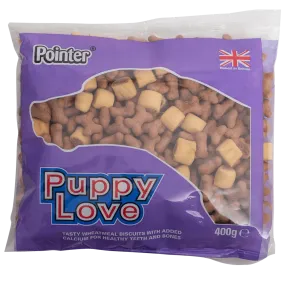 Pointer Puppy Love Biscuits 400g