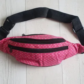 Polka Dot Pink Waist Bag