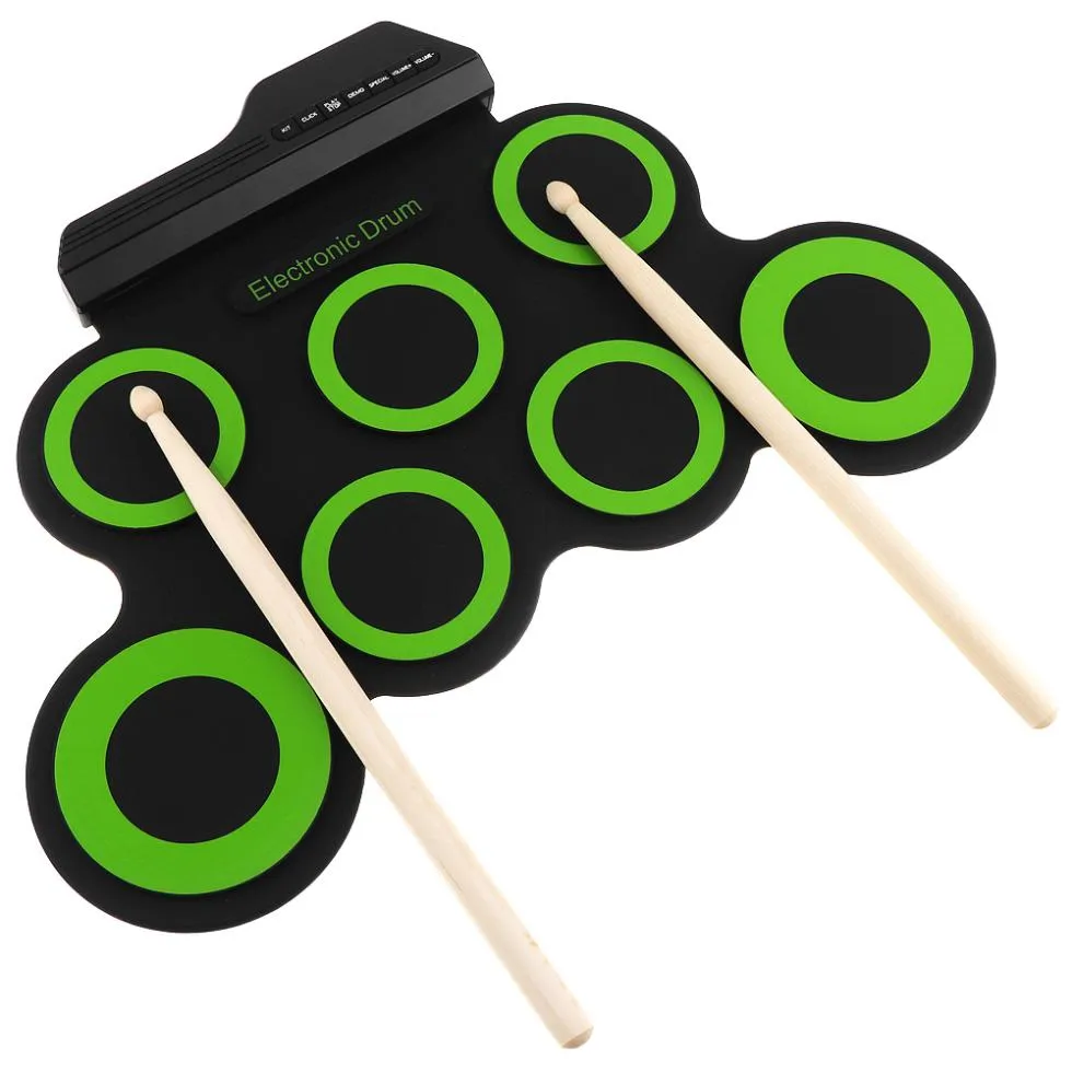 Portable Electronic Drum Pad - USB Drum Silicone Pad