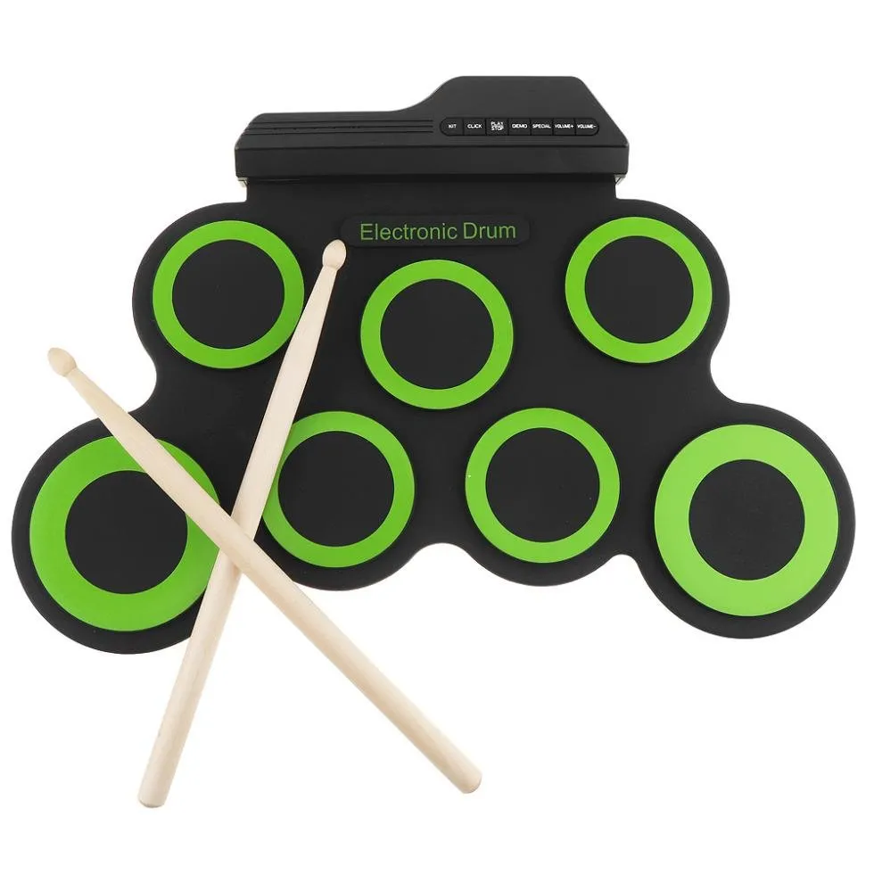 Portable Electronic Drum Pad - USB Drum Silicone Pad