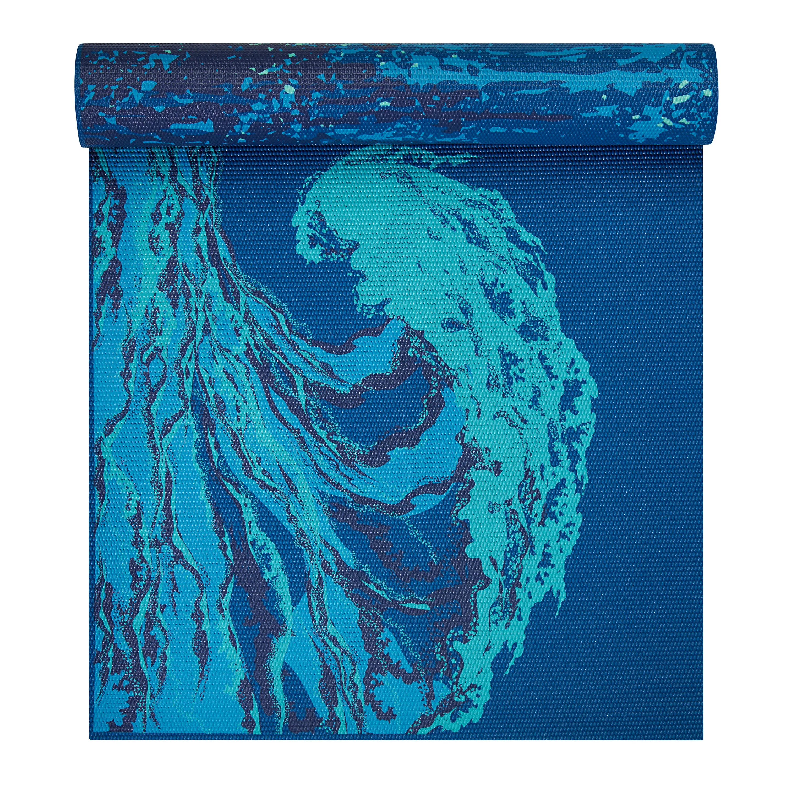 Premium Reversible Peaceful Waters Yoga Mat (6mm)