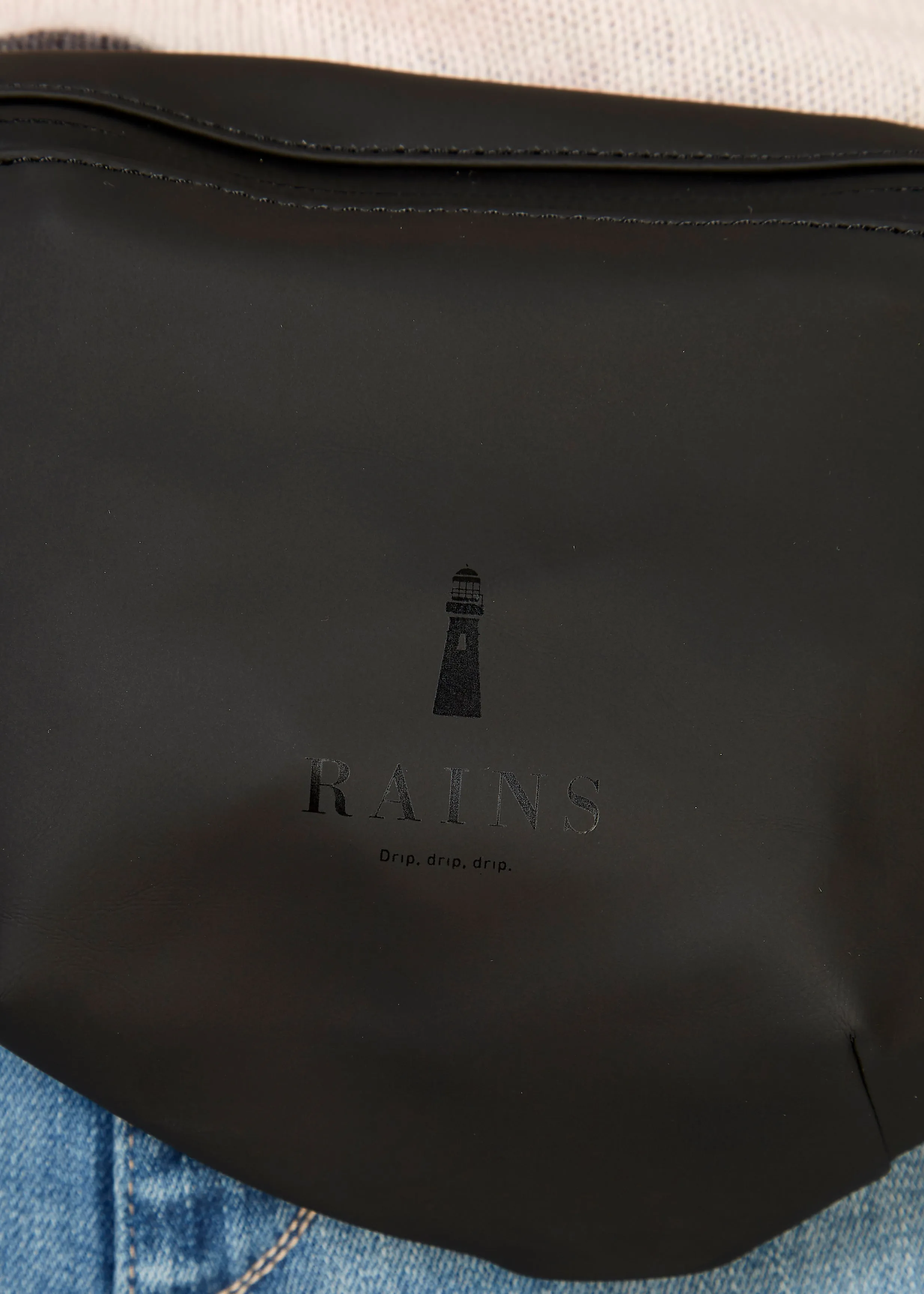 Rains Black 'Bum Bag'