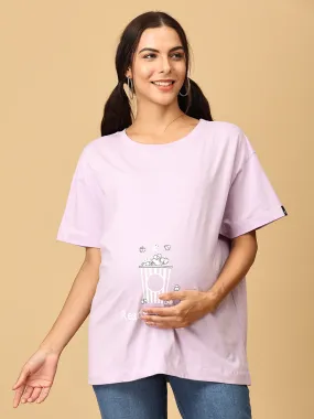 Ready To Pop Oversized Mumma T shirt