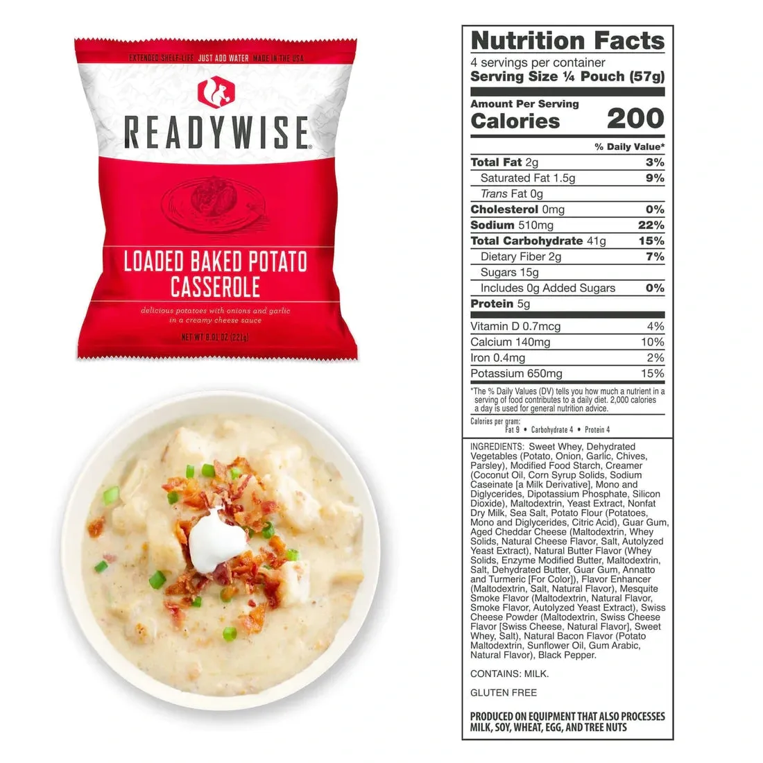 ReadyWise Freeze Dried Entrée Bucket - 60 Servings