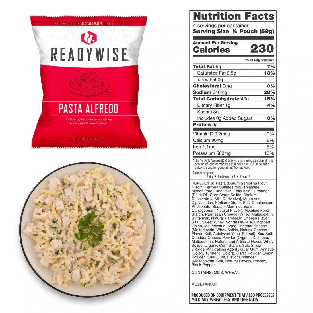 ReadyWise Freeze Dried Entrée Bucket - 60 Servings