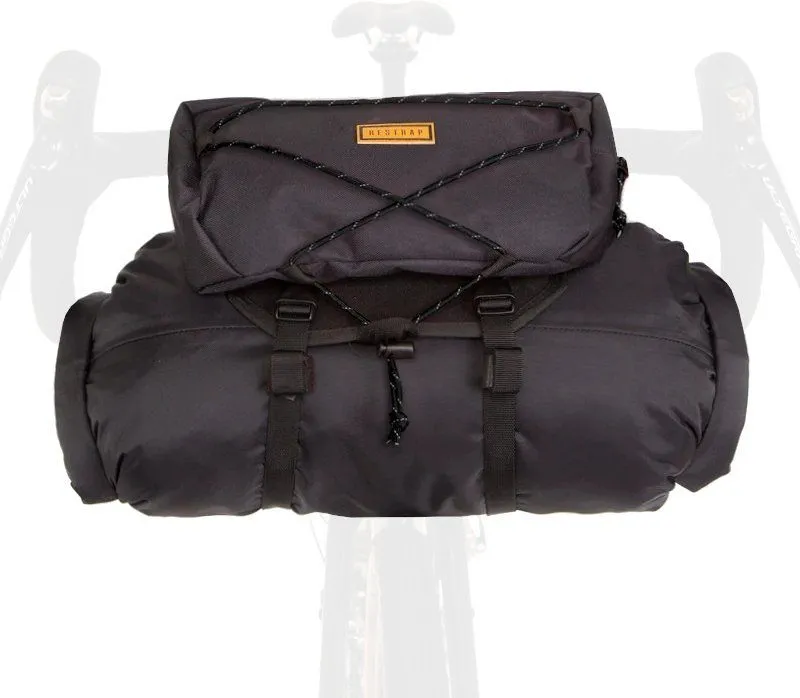 Restrap Bar Bag Bikepacking 17L Food Pouch & Dry Bag Black