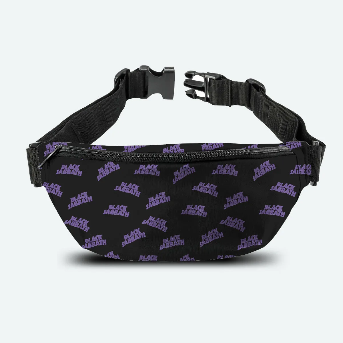 Rocksax Black Sabbath Bum Bag - Logo AOP