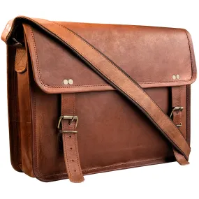 Scout Leather Laptop Messenger Bag (14 inch)