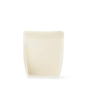 Silicone Reusable Bag Stand Up (Cream, 36oz)