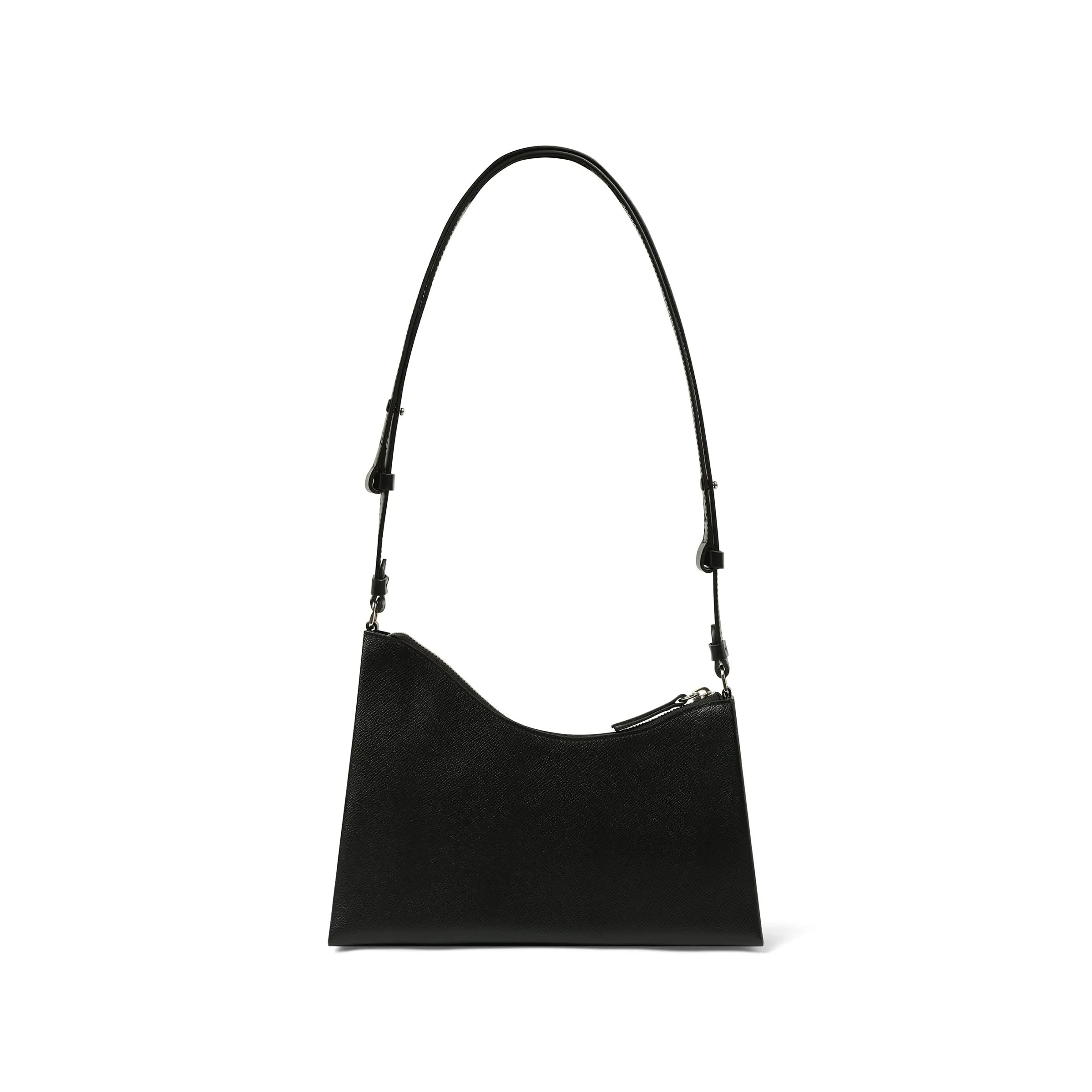 Small Snatched Hobo Bag in Black