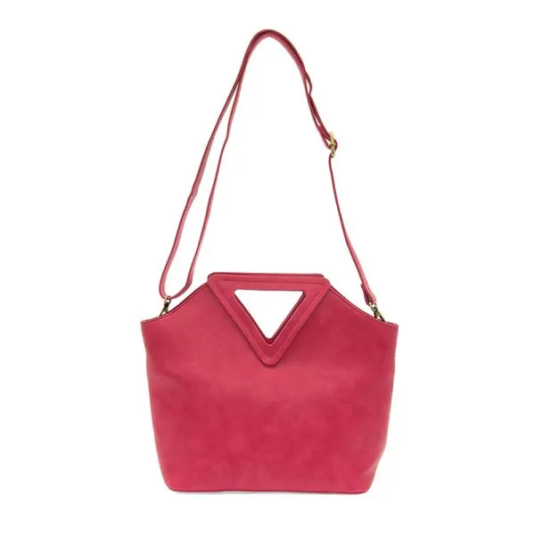 Sophie Triangle Handle Bag - L8167-76  -  Women's  HOT PINK