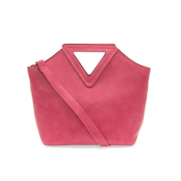 Sophie Triangle Handle Bag - L8167-76  -  Women's  HOT PINK