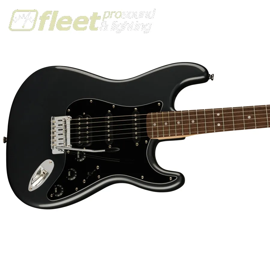 Squier – Affinity Stratocaster HSS Pack w/Gig Bag – Charcoal Frost Metallic – 0372821069