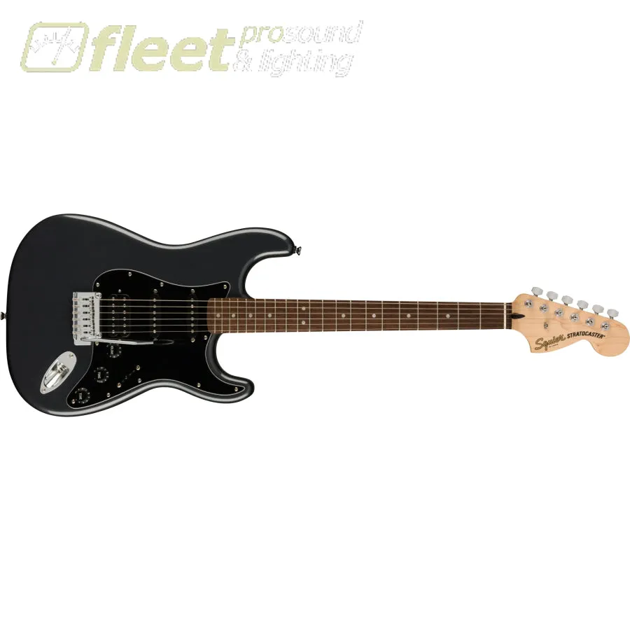 Squier – Affinity Stratocaster HSS Pack w/Gig Bag – Charcoal Frost Metallic – 0372821069