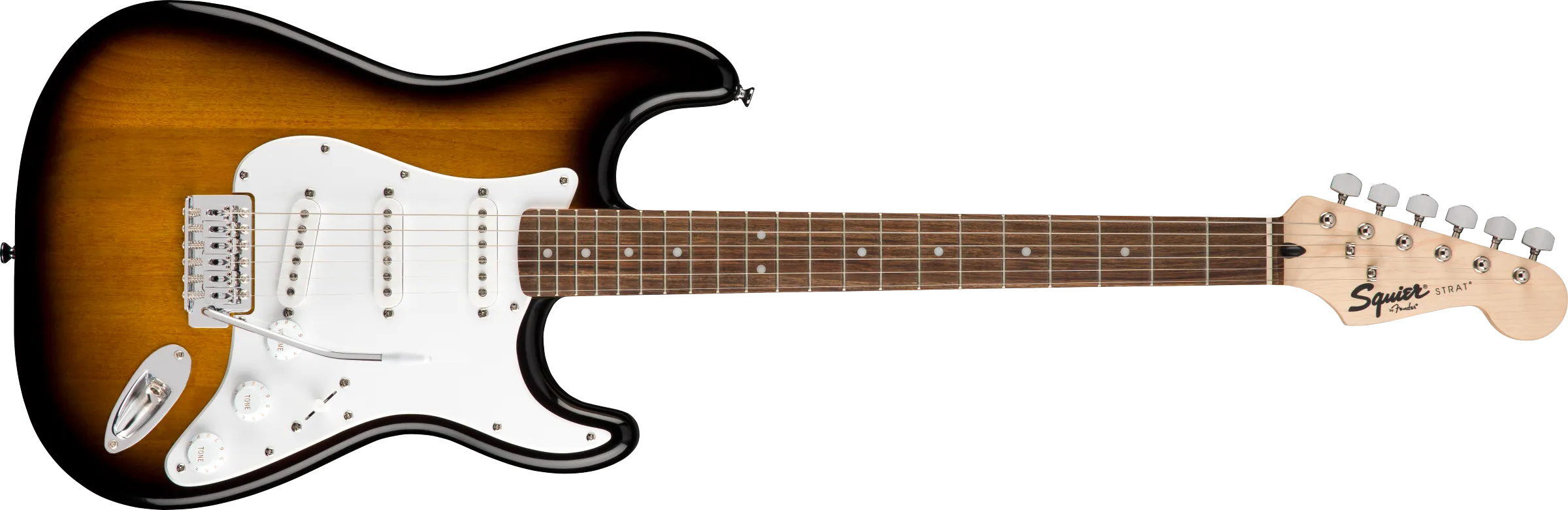 Squier Stratocaster Guitar & Amplifier Starter Pack - Brown Sunburst