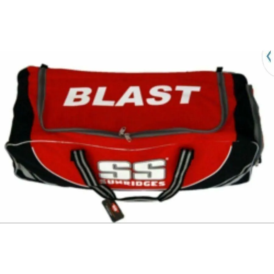 SS Ton Blast Wheelie Red Cricket Kit Bag