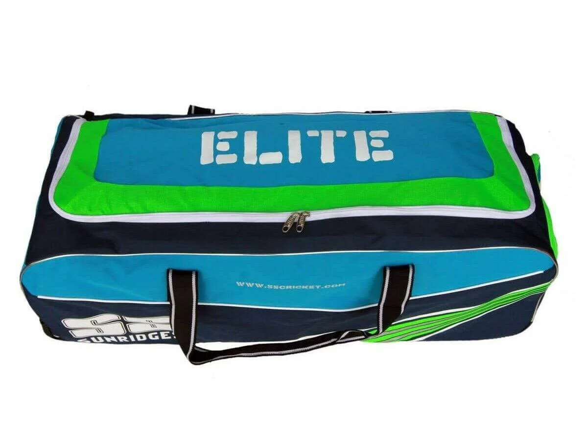 SS Ton Elite Wheelie Blue Cricket Kit Bag