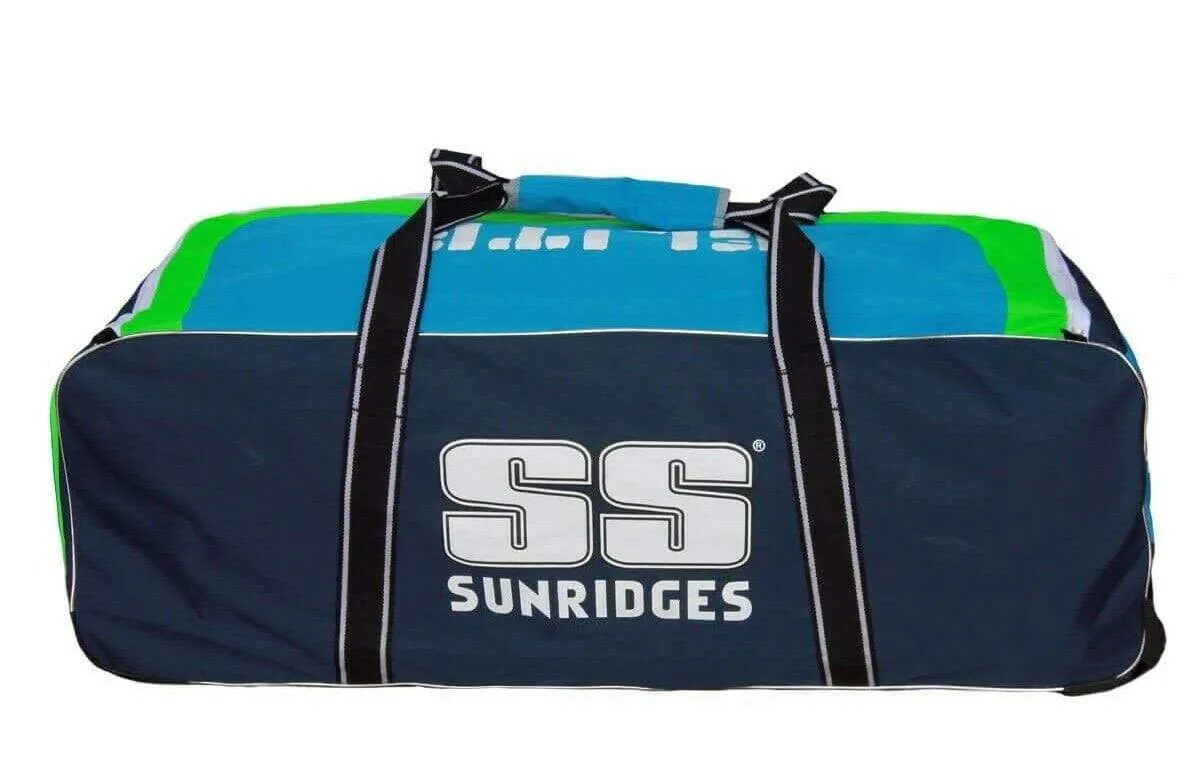 SS Ton Elite Wheelie Blue Cricket Kit Bag