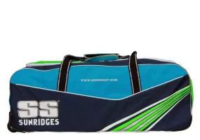 SS Ton Elite Wheelie Blue Cricket Kit Bag