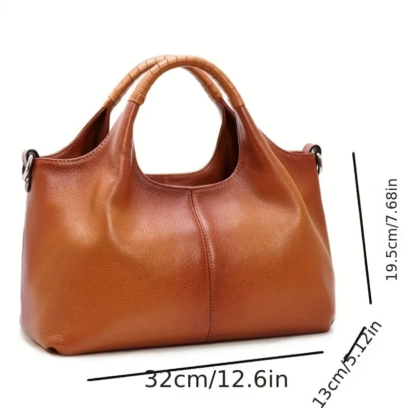 Stylish Daily Companion Handbag - Women's Casual Shoulder Bag with Durable Polyester Lining, Simple yet Chic Design for Everyday Use, Perfect for Work, School, or Travel