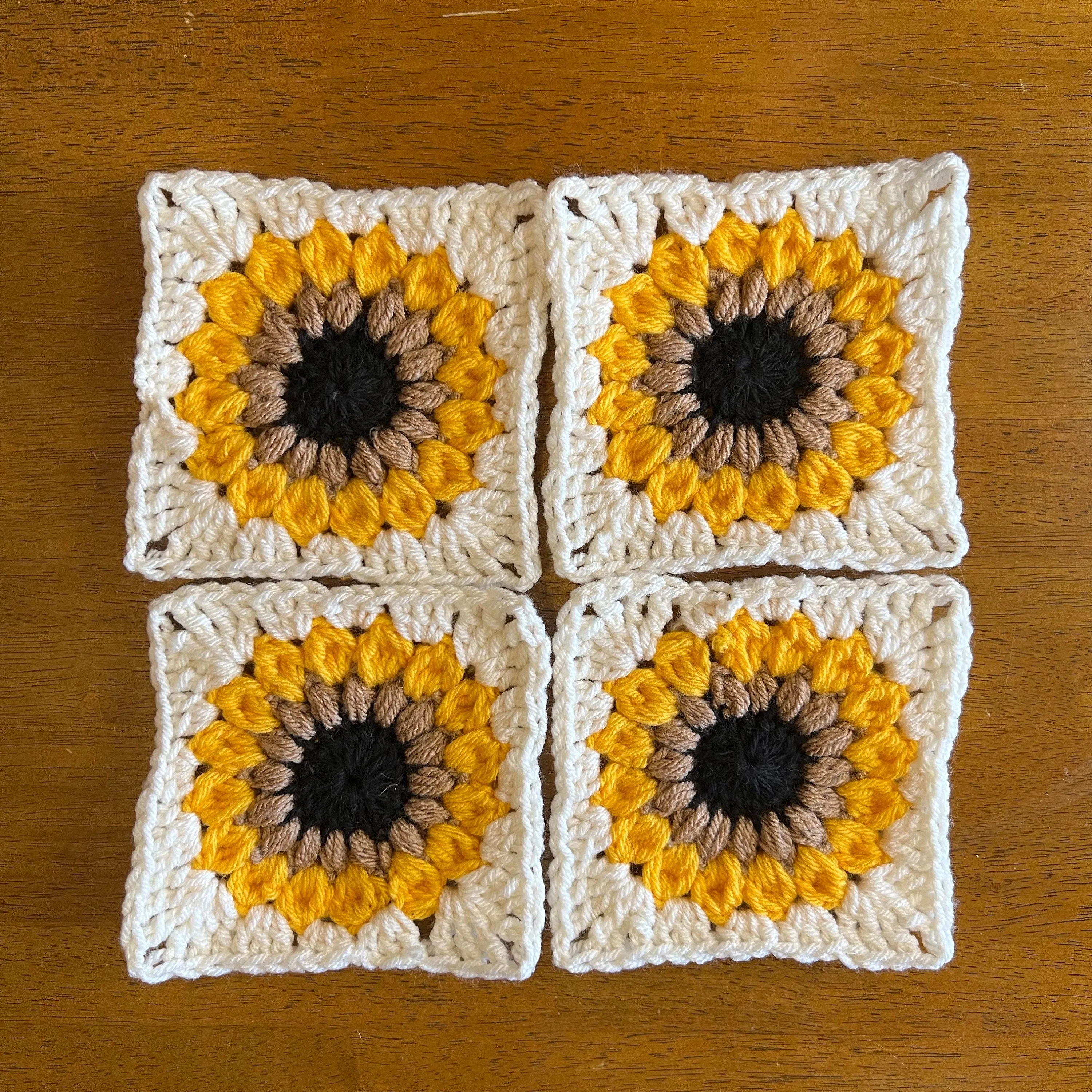 Sunflower and Sunshine Crochet CrossBody Bag - PATTERN ONLY