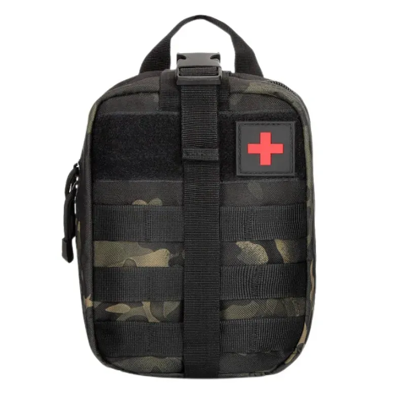 Tactical First Aid Kit Military Edc Survival Emergency Kits Bag Gear Outdoor Hunting Medical Pouch Tourniquet Scissors Bandages