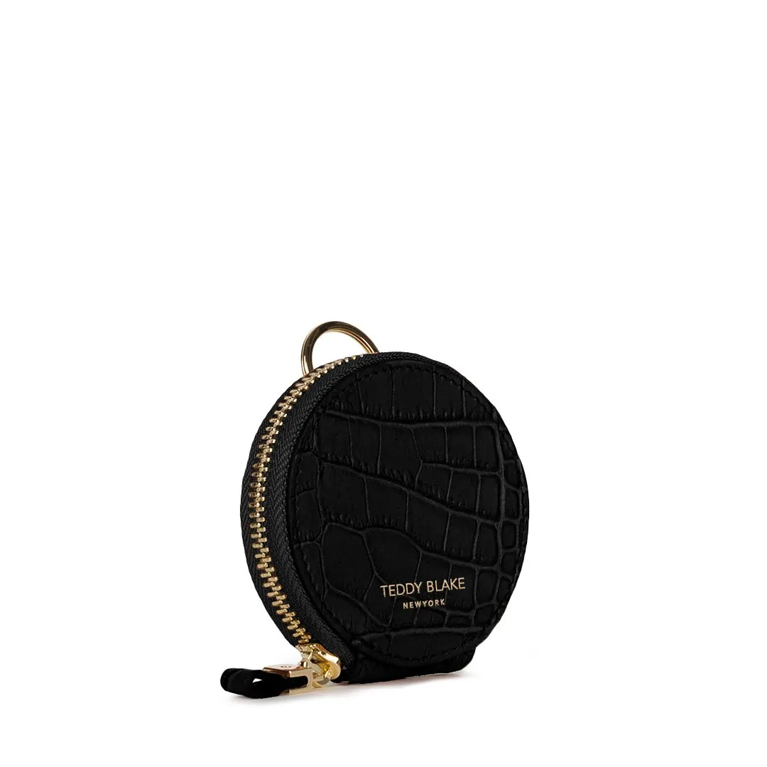 TB Coin Case Croco - Black&Red