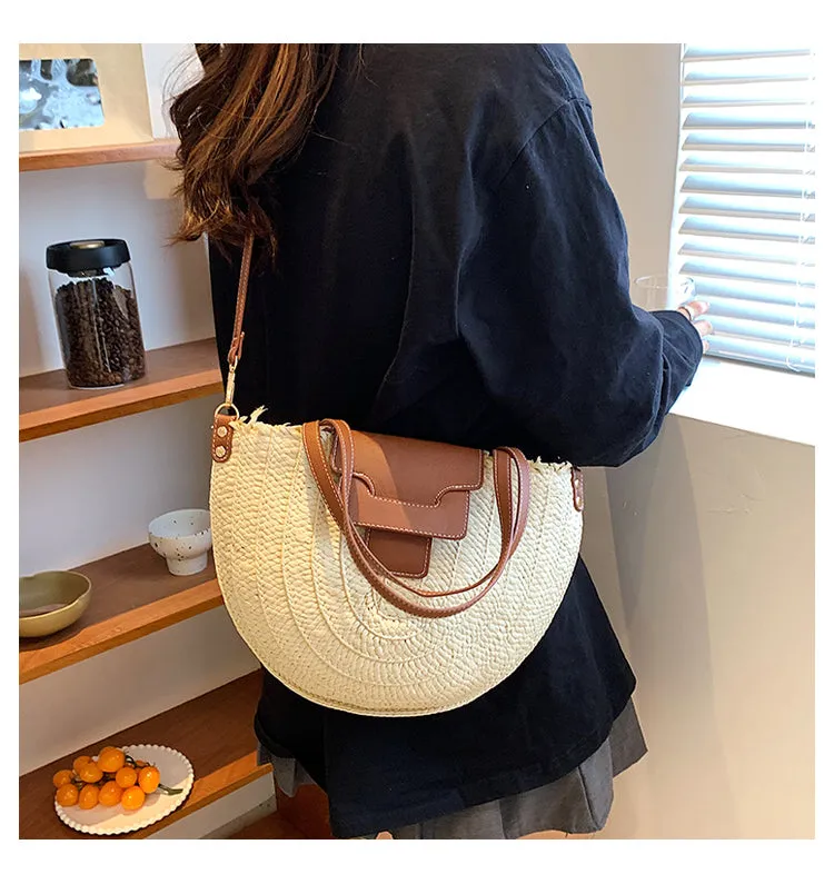 TEEK - Sweep Straw Shoulder Bag