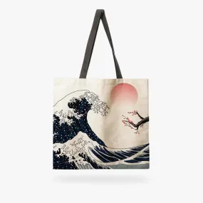 The Great Wave Off Kanagawa Tote Bag